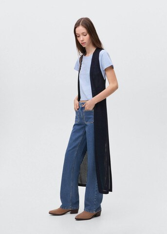 MANGO TEEN Weste 'Ada' in Blau: Vorderseite