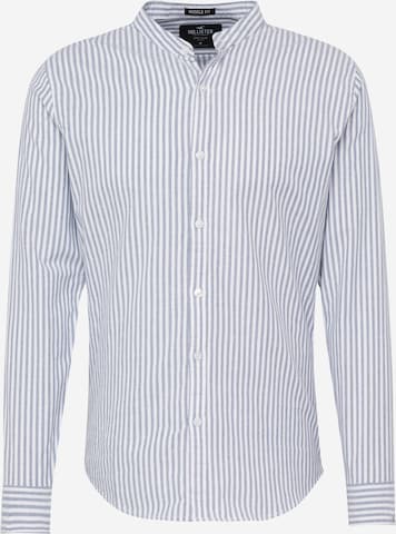 HOLLISTER Regular fit Button Up Shirt in Blue: front