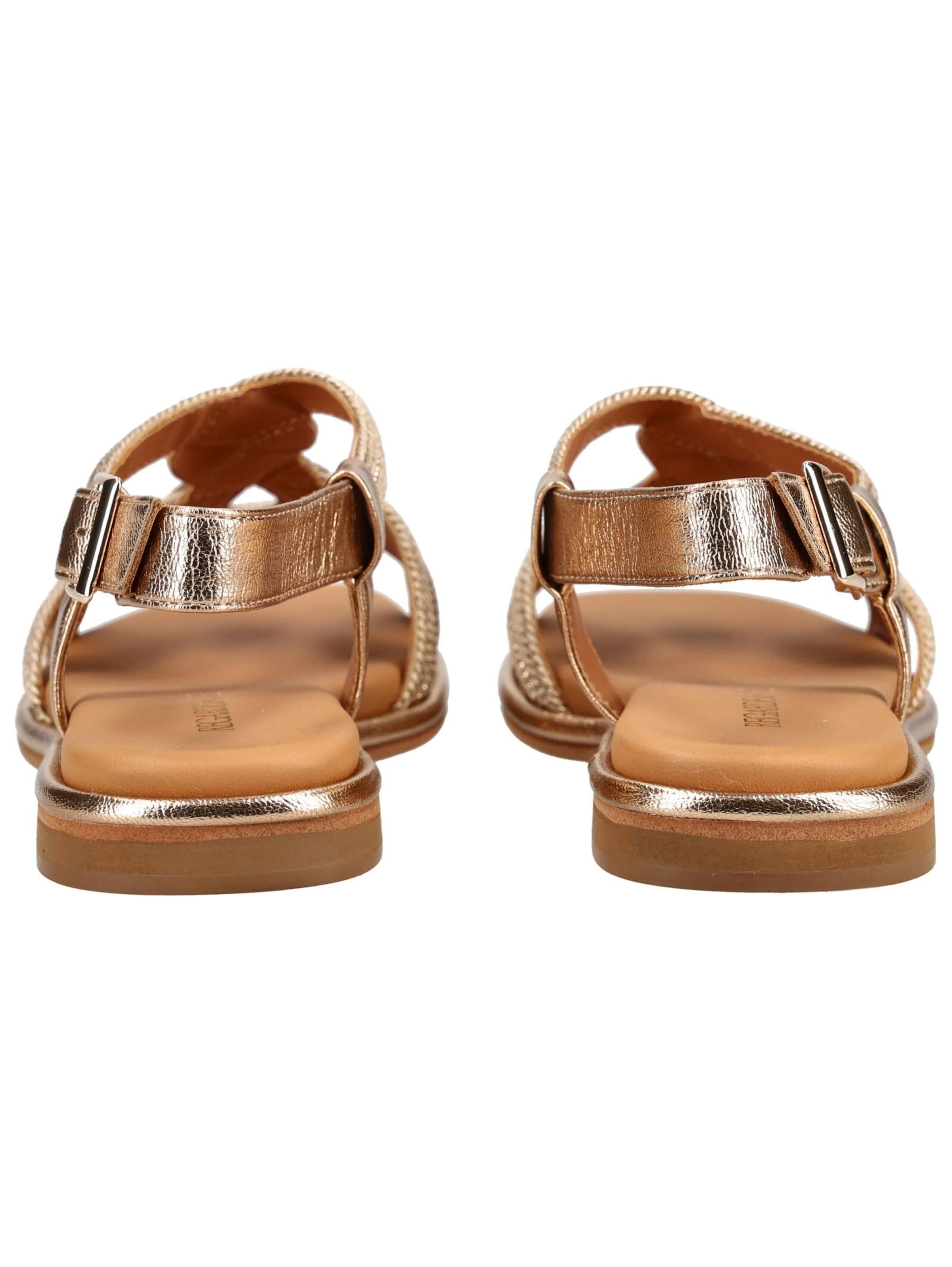 Regarde le Ciel Strap sandal in Gold
