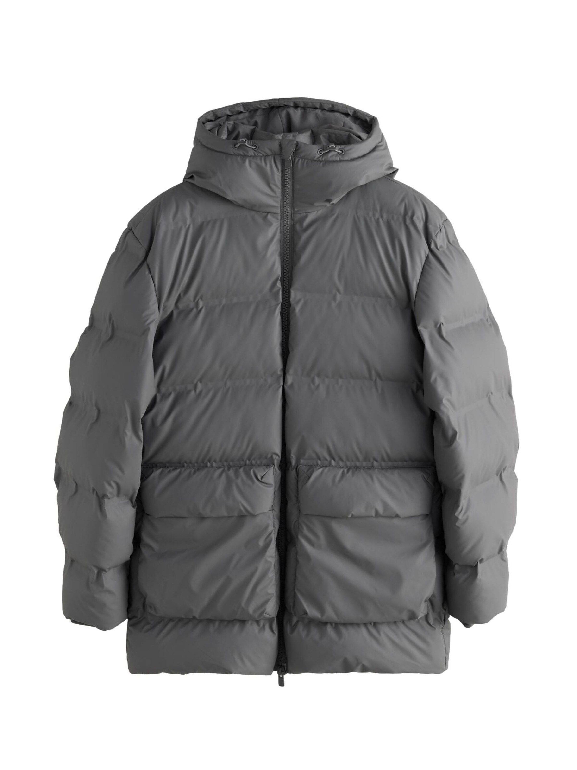 Next Зимнее пальто в Серый: спереди