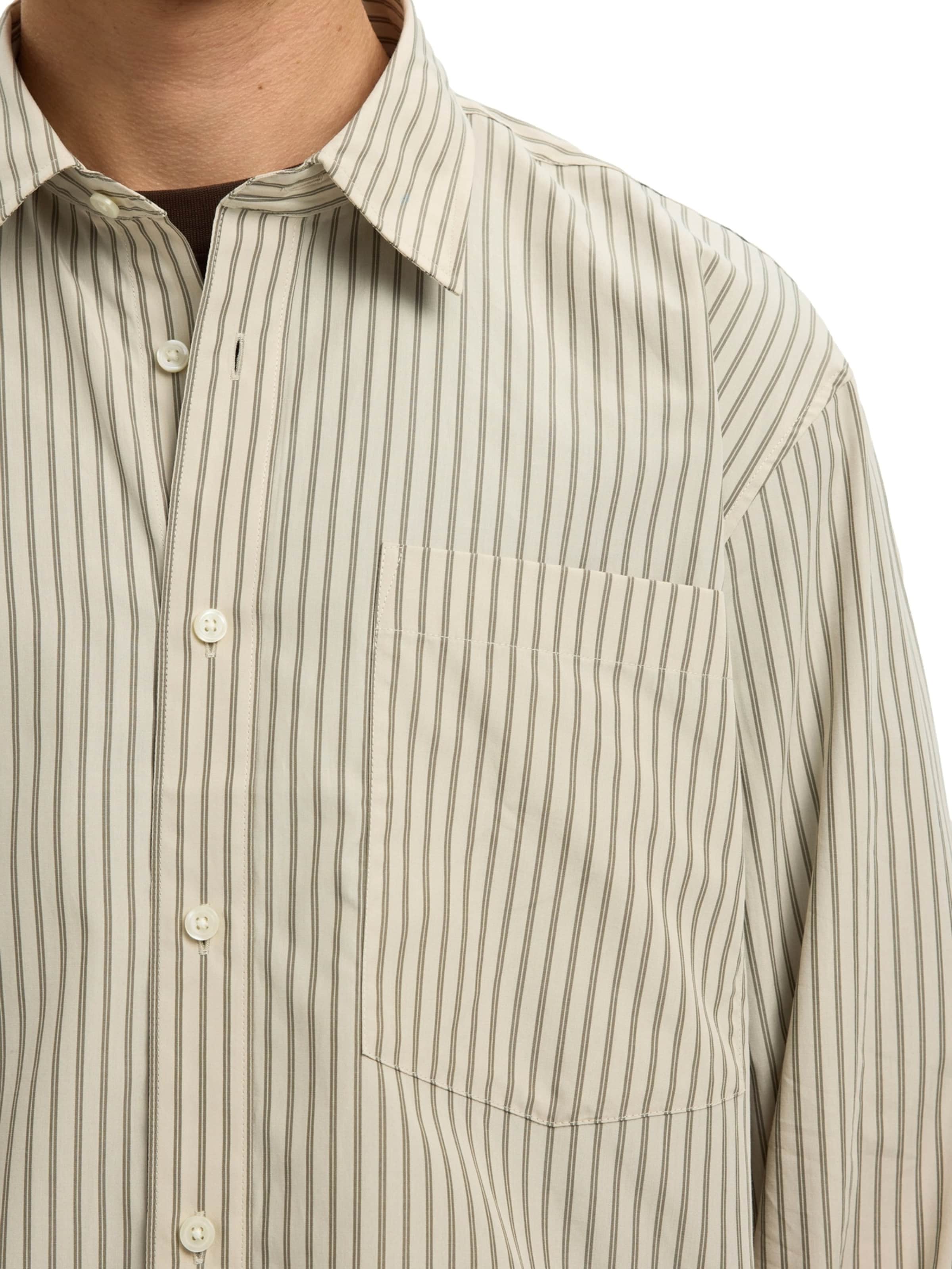 Fit confort Chemise 'Larry' SELECTED HOMME en marron