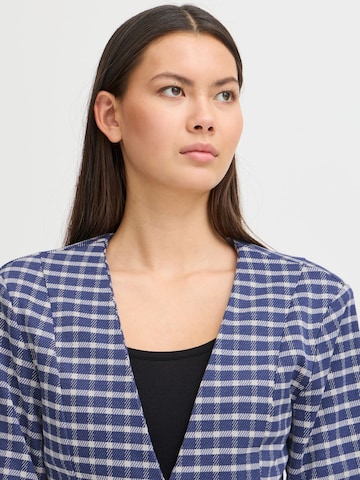 Blazer ' IHKATE CHECLÉ BL2 ' ICHI en bleu