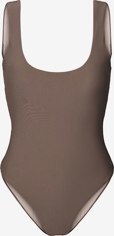 Maillot de bain 'Clean Bay' rethinkit studios en marron : devant
