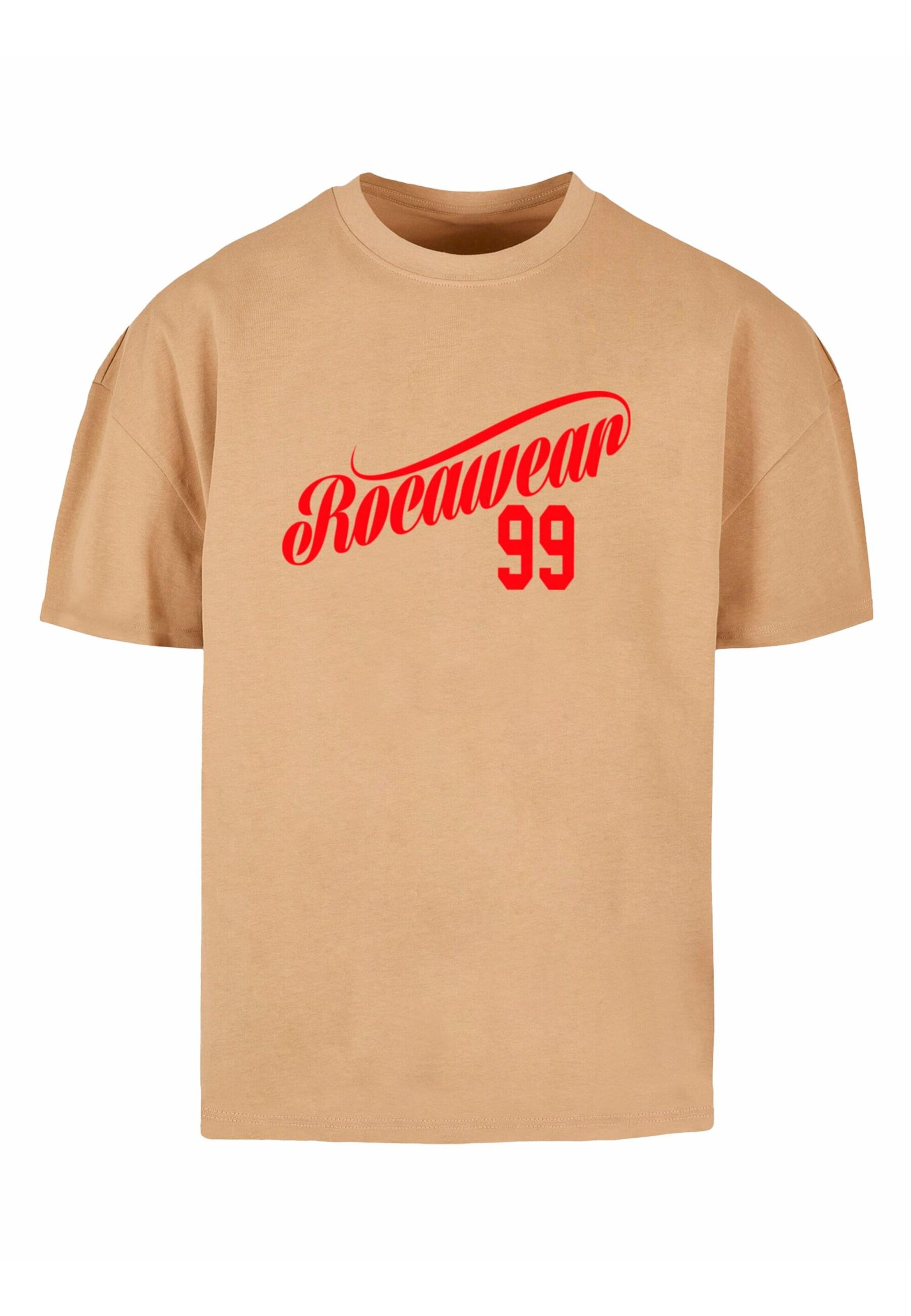 T-Shirt 'Classics' ROCAWEAR en marron : devant
