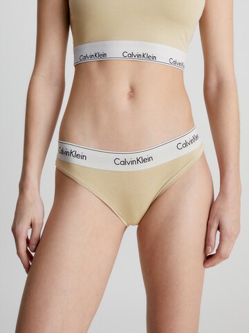 Calvin Klein Underwear Slip in Beige: front