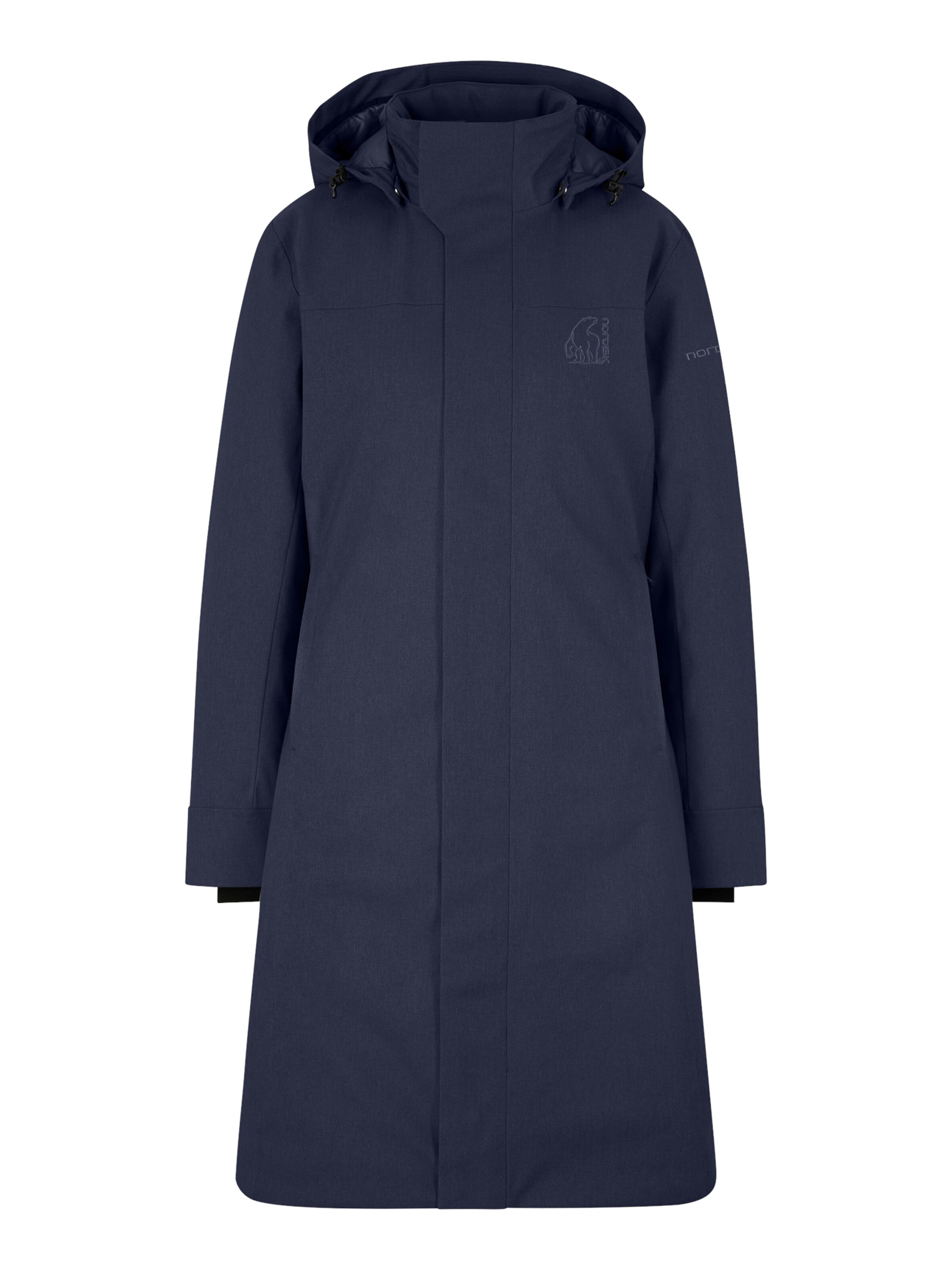 NORDISK Winter Coat 'Tana' in Blue: front