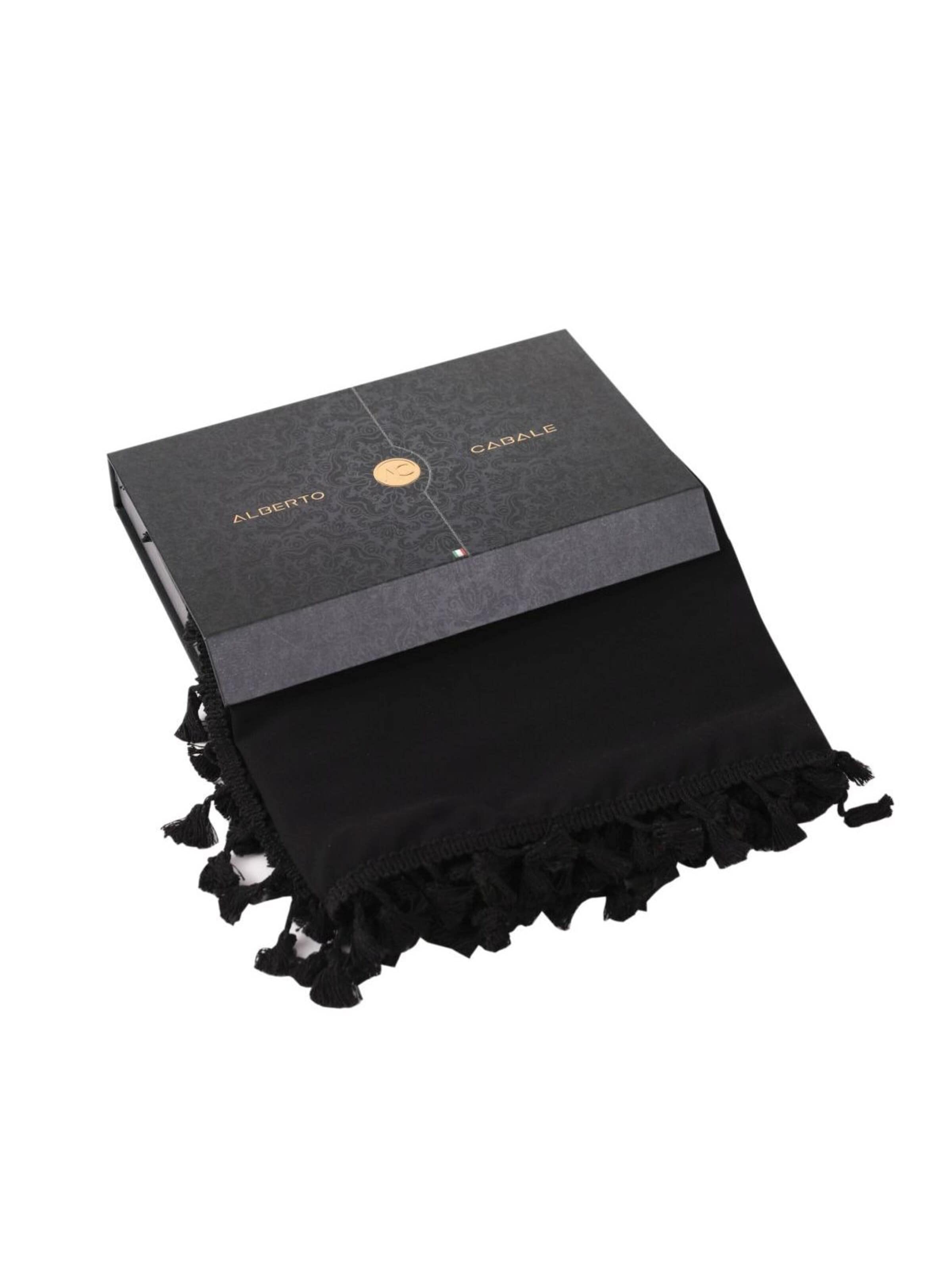 alberto cabale Skirt 'FRINGES' in Black