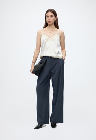 MSCH COPENHAGEN Wide Leg Hose 'MSCHHenrika' in Blau