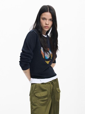 Desigual Свитшот в Черный: спереди