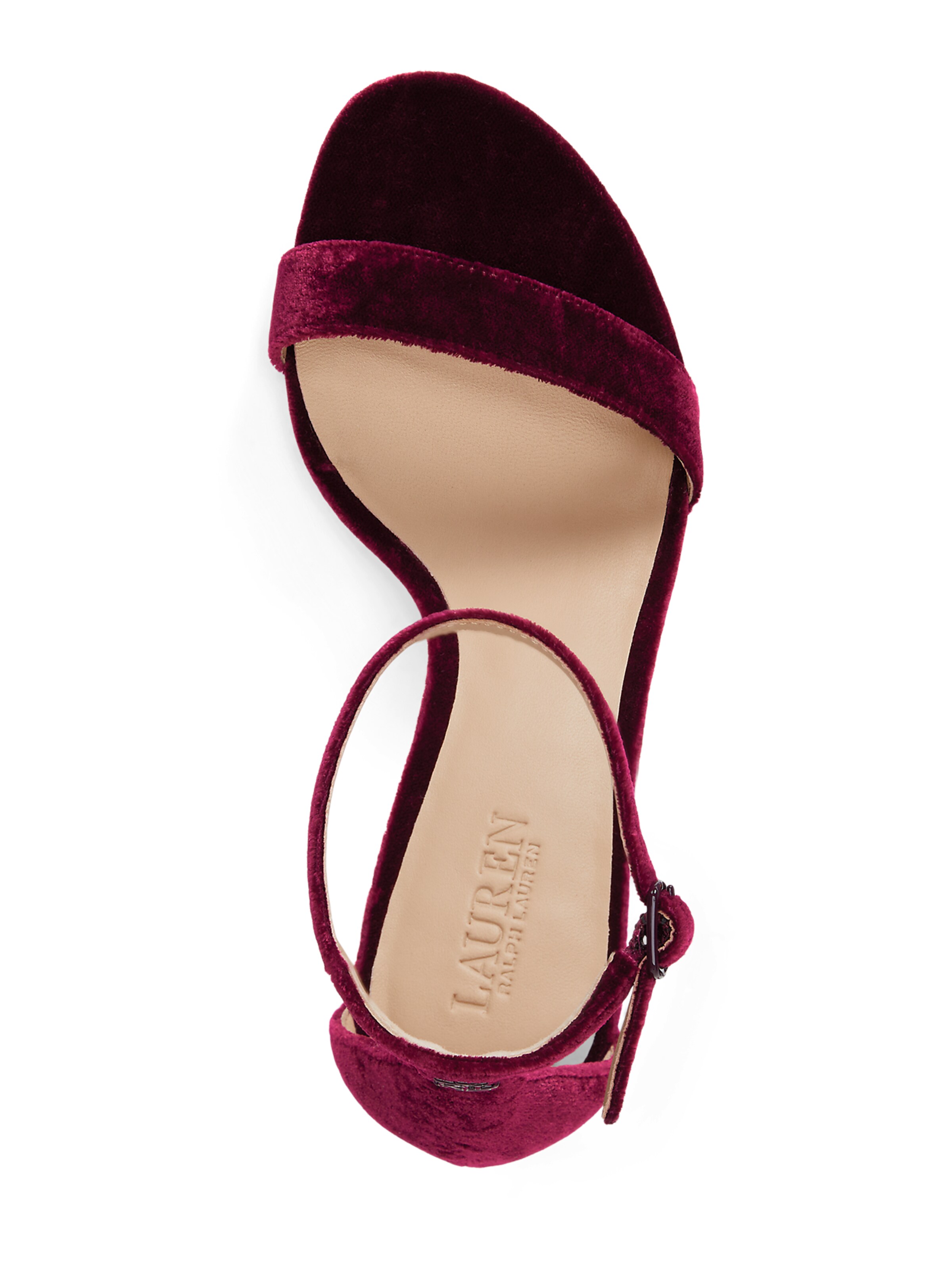 Sandales à lanières 'ALLIE' Lauren Ralph Lauren en rouge