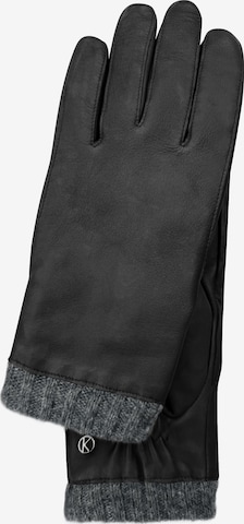 KESSLER Fingerhandschuhe 'RASMUS' in Schwarz: Vorderseite