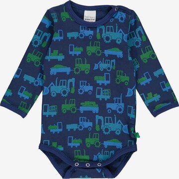 Fred's World by GREEN COTTON Rompertje/body 'Langarm' in Blauw: voorkant