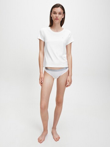 Regular Chemise de nuit Calvin Klein Underwear en blanc