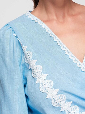 Camicia da donna di Ombre in blu