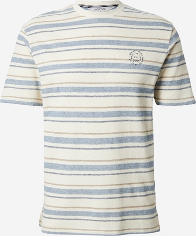 Marškinėliai 'Eron' iš INDICODE JEANS, spalva – mėlyna / pilka / balta, Prekių apžvalga