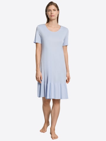 Chemise de nuit ' Isabella ' Hanro en bleu : devant