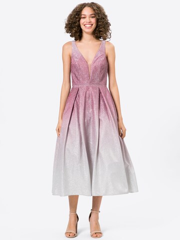 mascara Cocktail Dress in Pink