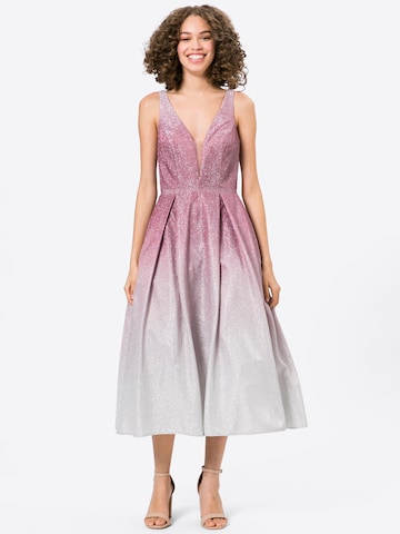 mascara Cocktail Dress in Pink