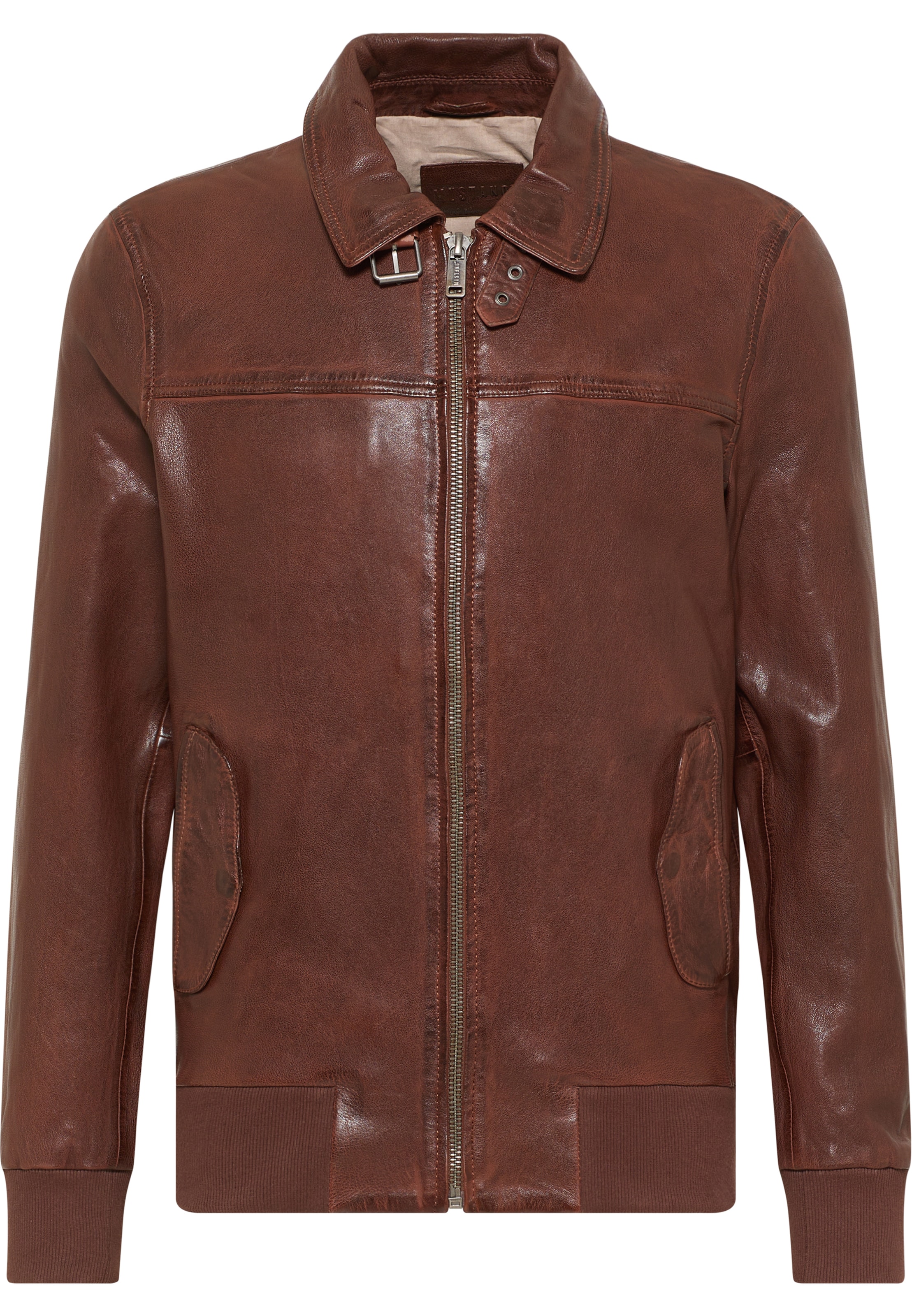 MUSTANG Tussenjas in Bruin: voorkant