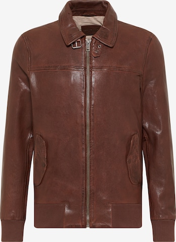 Veste mi-saison MUSTANG en marron : devant