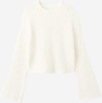 MANGO TEENPulover 'Choco' - bijela boja: prednji dio