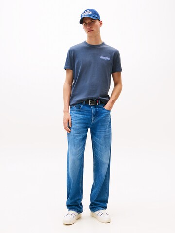 T-Shirt 'NOVELTY FAIR' Tommy Jeans en bleu