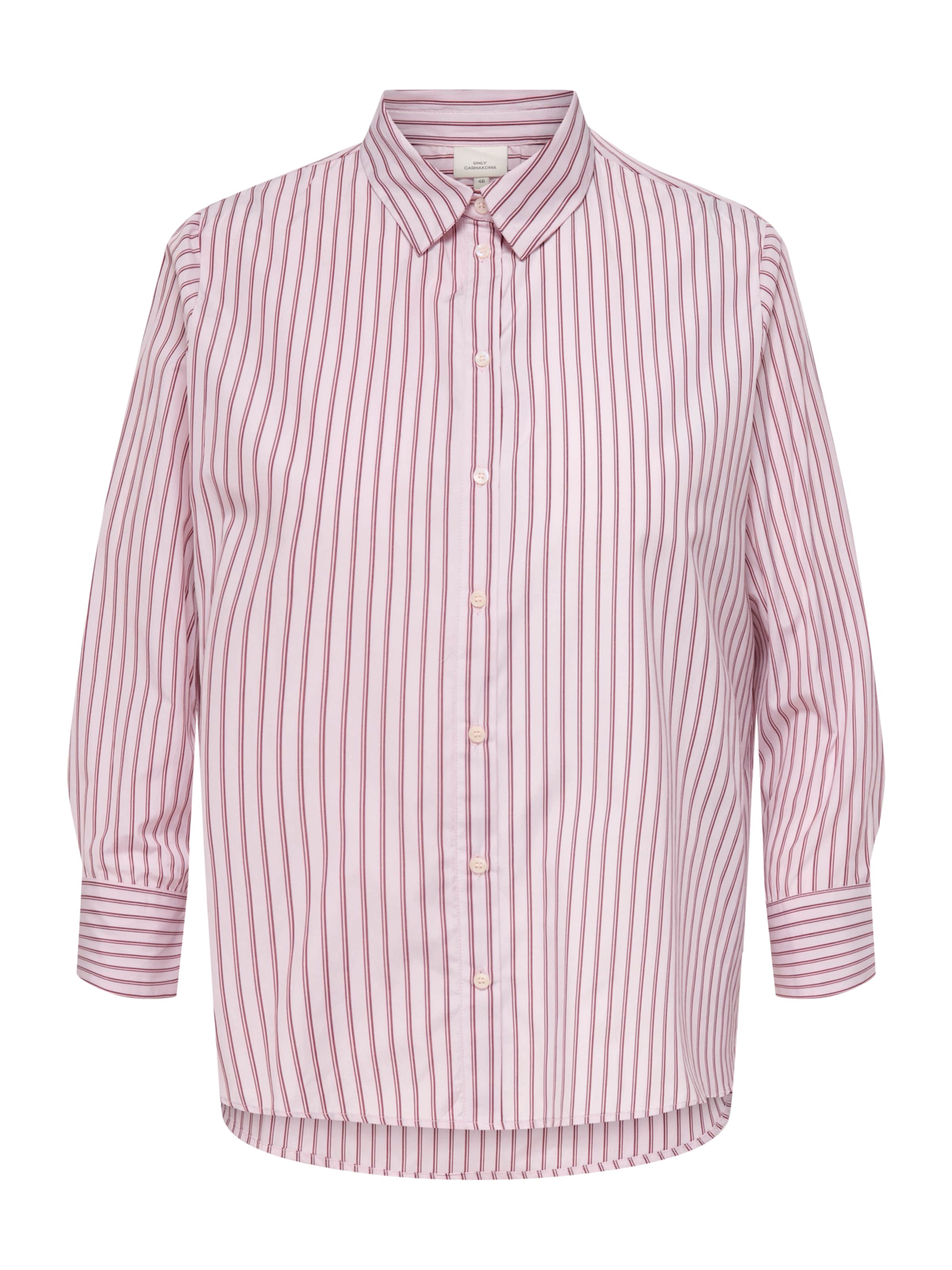 ONLY Carmakoma Blouse 'CAROregon Alva' in de kleur Rosé / Donkerroze, Productweergave