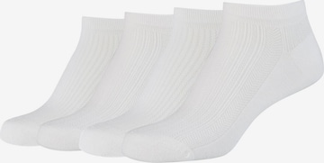 camano Ankle Socks in White: front