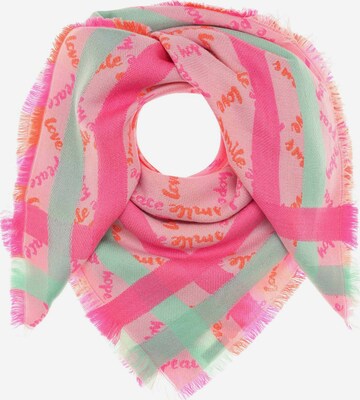 Zwillingsherz Scarf 'Tinke' in Pink: front