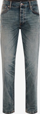 WE Fashion Regular Jeans in Blauw: voorkant