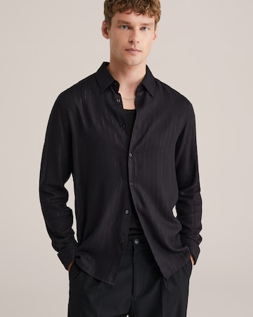 WE Fashion Bluse in Schwarz: Vorderseite