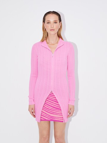 LeGer by Lena Gercke Pletena obleka 'Fina' | roza barva