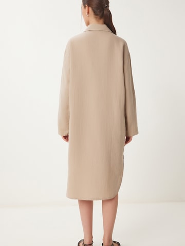 Robe-chemise Happiness İstanbul en beige