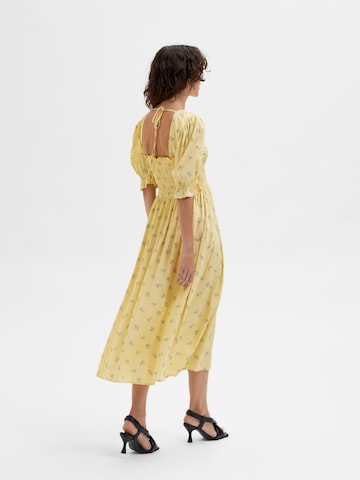 SELECTED FEMME Dress 'ULRIKKE' in Yellow