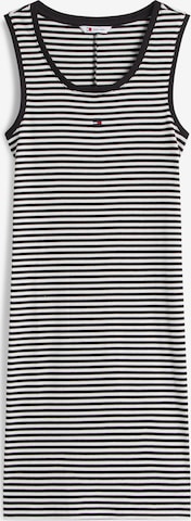 Tommy Jeans Šaty 'ESSENTIAL' – černá: přední strana