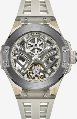POLICE Analog watch ' Cyclone ' in Grey: front