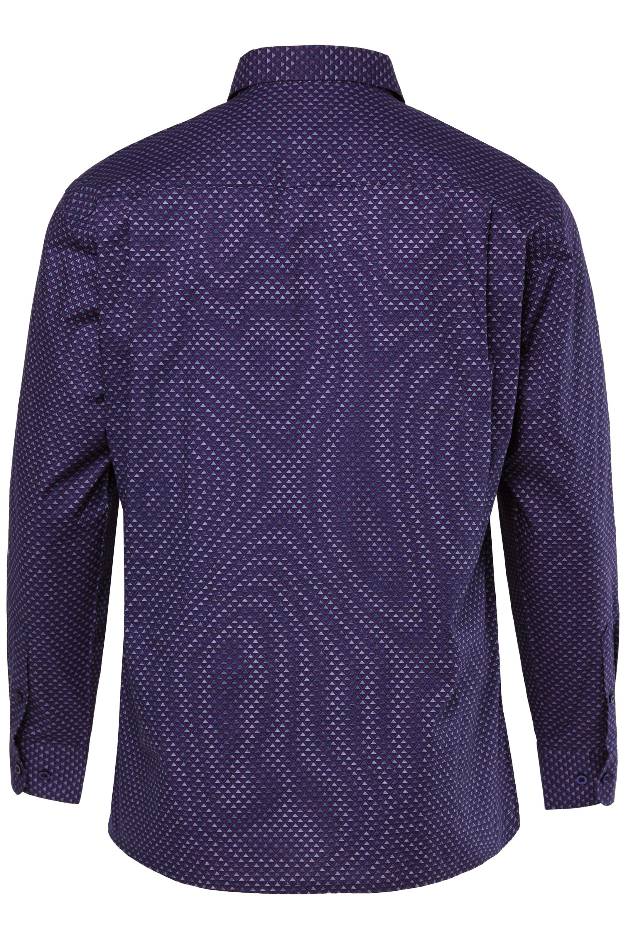 Boston Park Regular fit Button Up Shirt in Purple