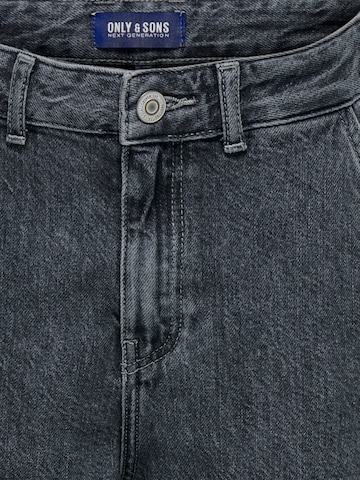 Only & Sons Junior Regular Farkut 'OSJEDGE' värissä harmaa