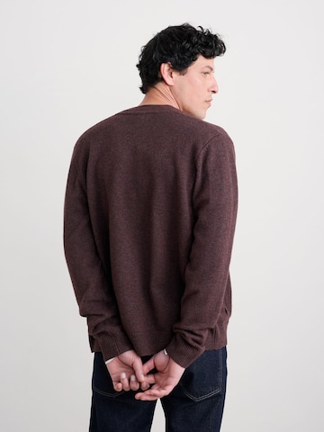 Seasalt Cornwall Gebreid vest 'Cleer' in Bruin