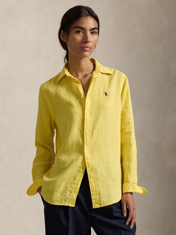 Polo Ralph Lauren Блуза 'CLASSIC' в жълто: отпред