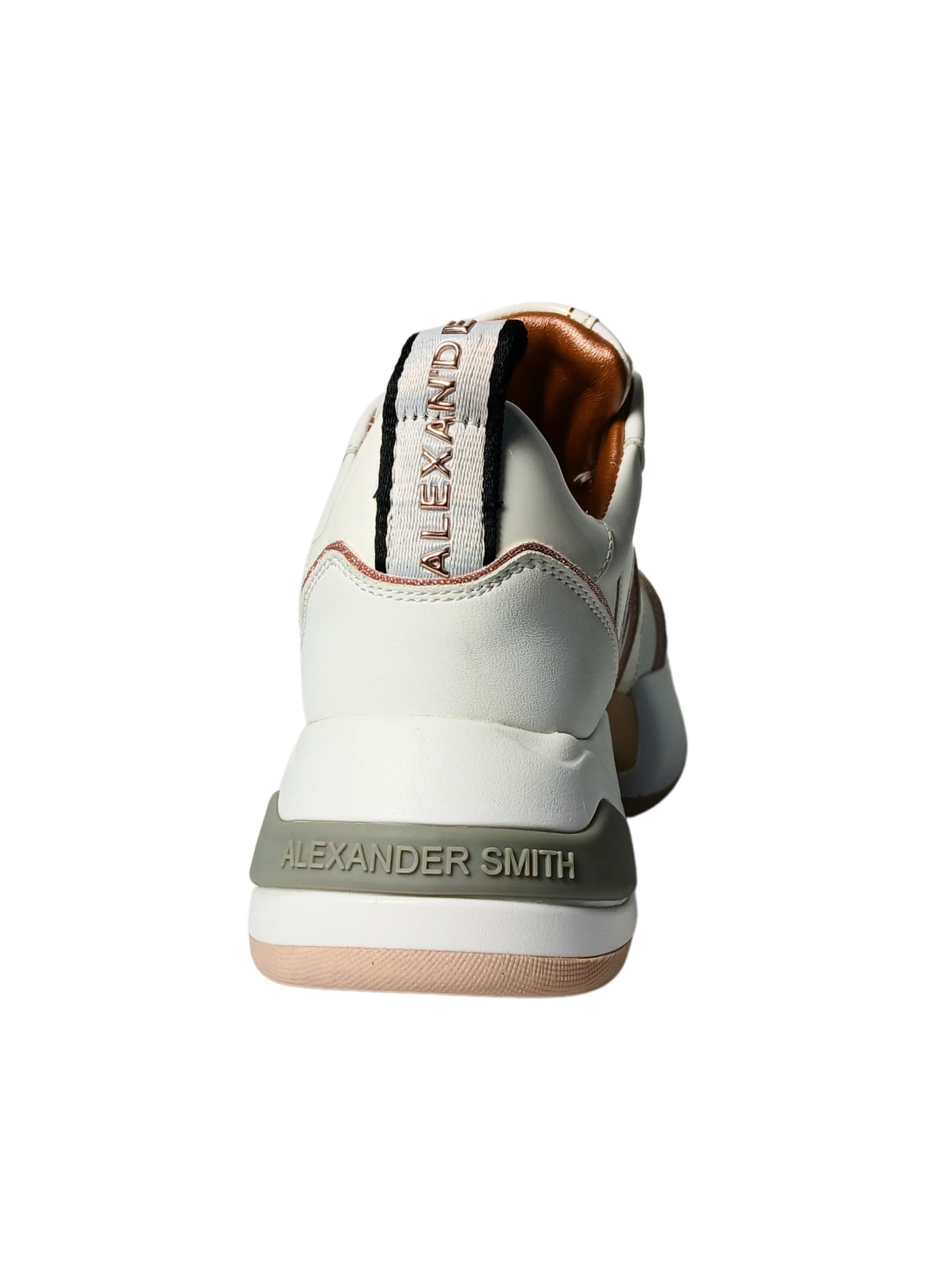 Baskets basses Alexander Smith en blanc