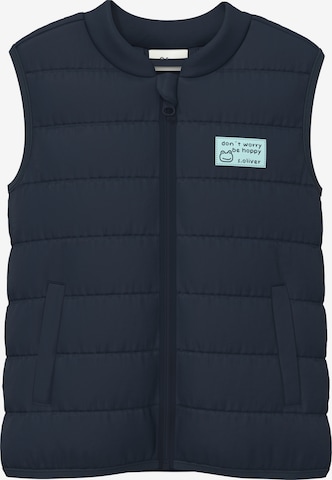 s.Oliver Vest in Blue: front