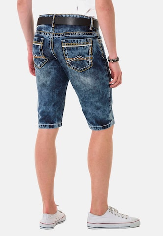 CIPO & BAXX Regular Jeansshorts in Blau