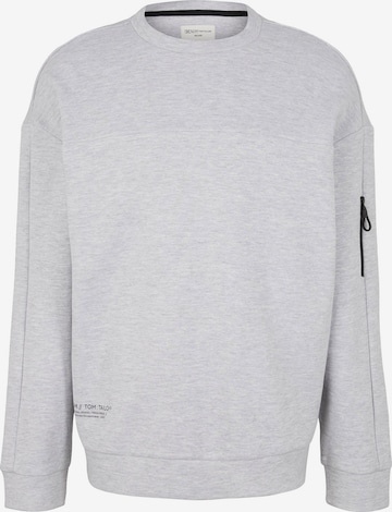 TOM TAILOR DENIM Sweatshirt in Grey: front