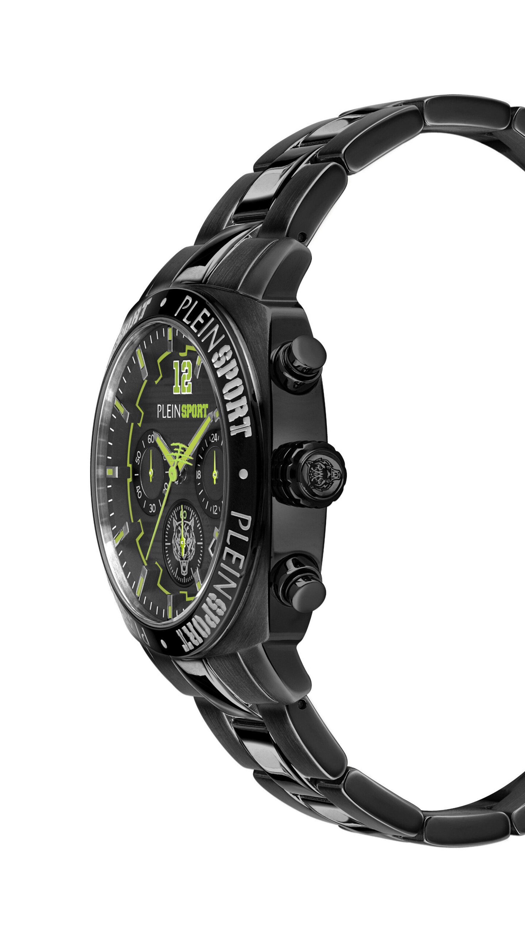 Plein Sport Analog watch 'Wildcat' in Black