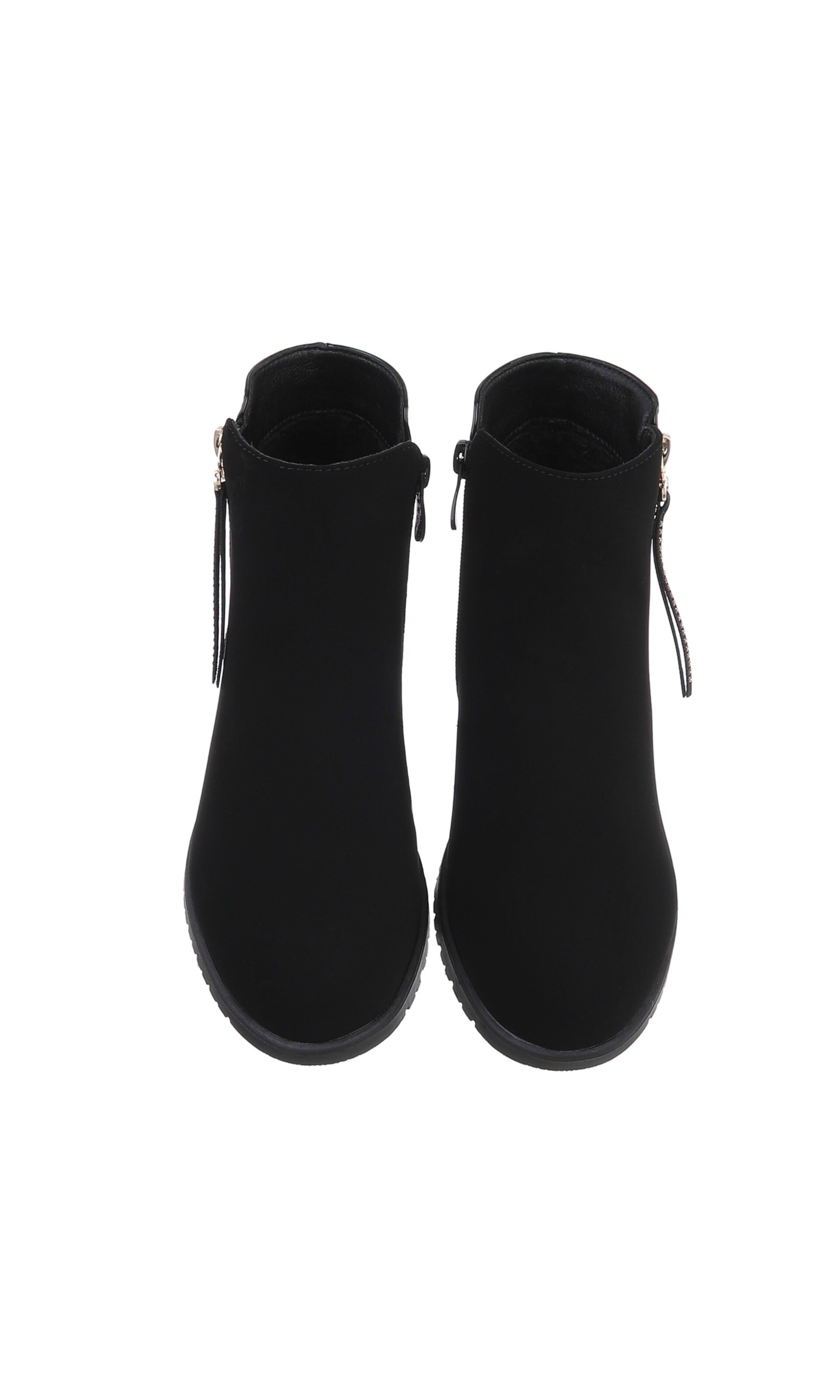 Ital-Design Ankle Boots 'Flache' in Black