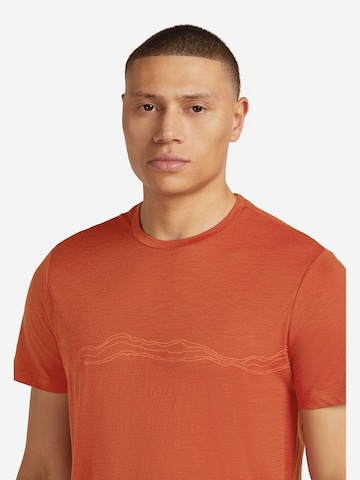 T-Shirt fonctionnel 'TechLite' ICEBREAKER en orange