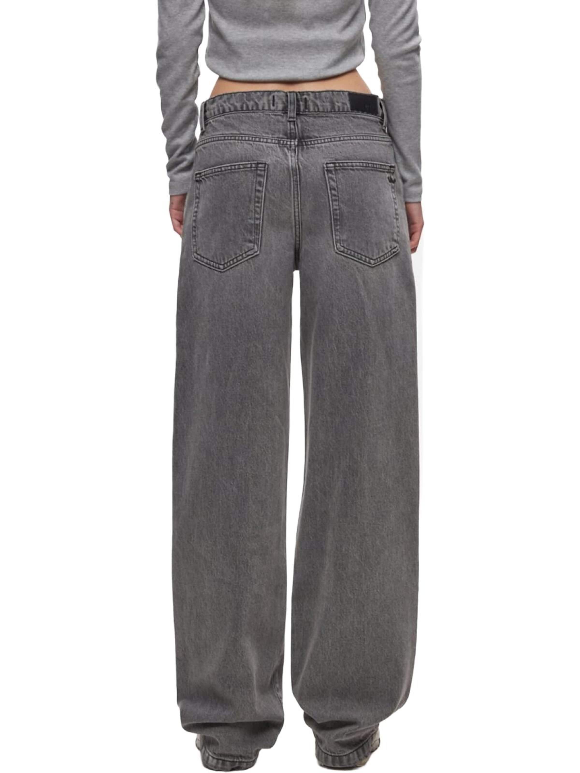 LTB Jeans - Ropa ancha Vaquero 'LTB Jeans Larríe Tapered Leg Mid Waist Jeanshose' en gris