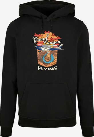 Sweat-shirt 'Grand Canyon Flying' F4NT4STIC en noir : devant