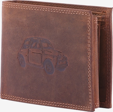 Sergio Valentini Portemonnee in Bruin: voorkant